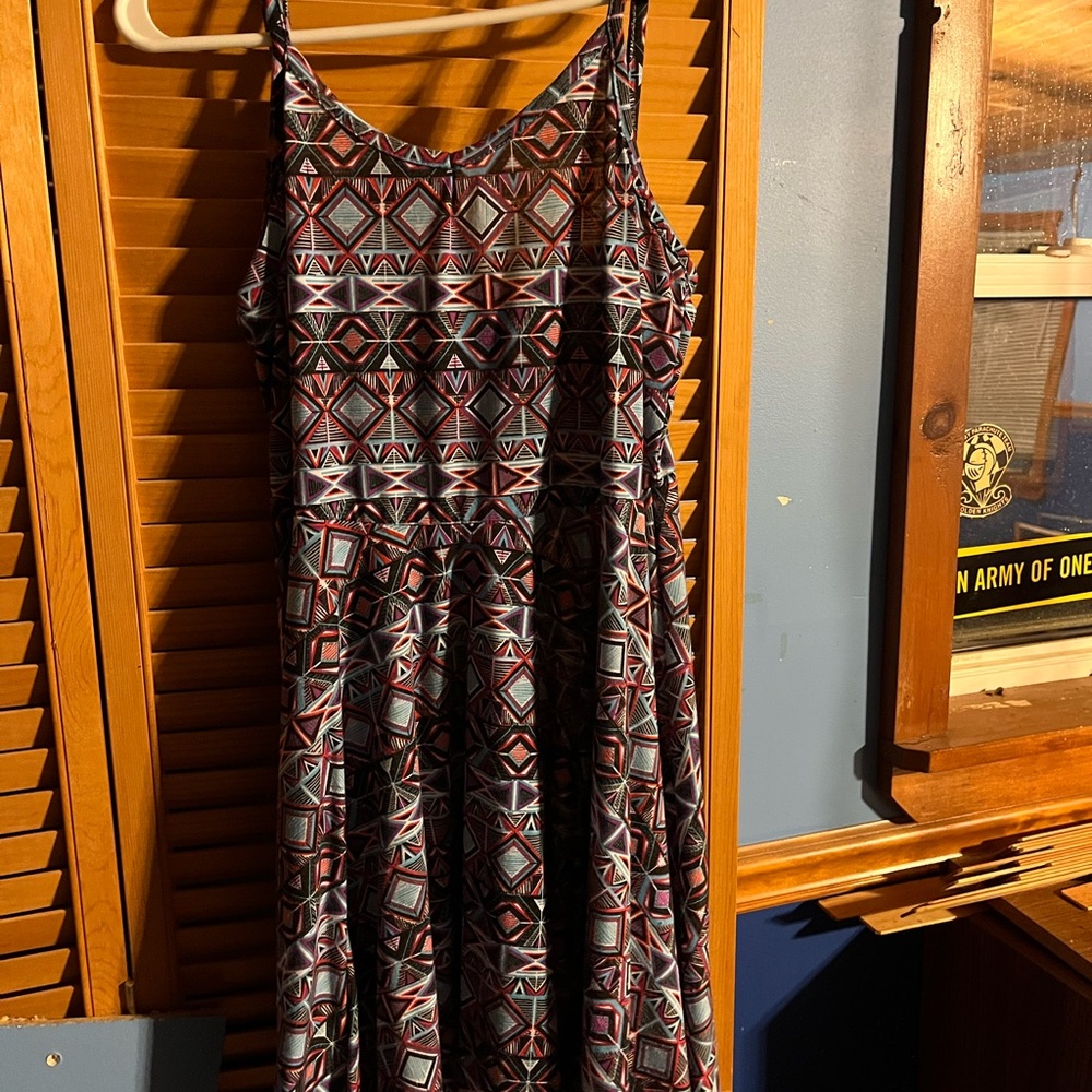 Geometric Patterned Dress